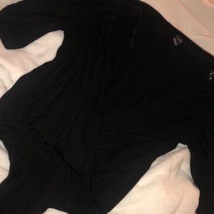 Windsor Black Midsleeve Bodysuit